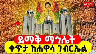🔴LIVE #ቀጥታ_ከሐዋሳ_ገብርኤል ‼️👉ማኅሌቱ ደምቋል || ገናናው የራማው ልዑል ቅዱስ ገብርኤል