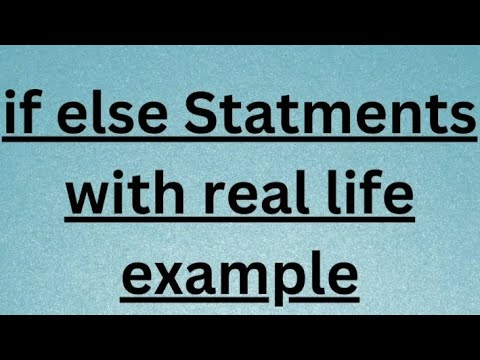 if else Statements in Python with real life example.#pythonbeginners #learnpython #real-lifeExample