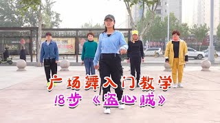 初级入门18步广场舞《盗心贼》分解教程，动感帅酷，好看好学