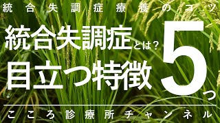 統合失調症とは？目立つ特徴5つ【精神科医が11.5分で説明】幻聴｜妄想｜陰性症状｜リカバリー