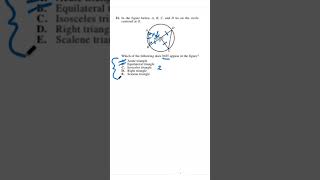 Math ACT Prep Practice Question Triangle Types #mathprep #mathteachers #actmath #highschool #actprep