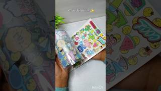 ✨Cute Stickers Book #stickers #cute #craftmaterial #unboxing #shorts #youtubeshorts #viralshorts