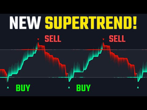 NEW SuperTrend Indicator With INSANE Buy Sell Signals