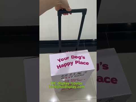 #exhibition #show cardboard #trolley box , #pets food package #dogs #cats #displayboxes