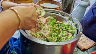 Burst of fillings! Xiaolongbao with lots of fillings/Taiwanese street food
