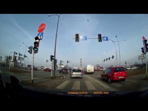Rejestrator NAVITEL DVR R400 - test nagrania - jazda w słoneczny dzień - sunny day test