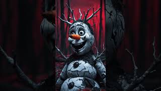 Frozen Characters… But TERRIFYING 🩸 #aihorror #usa #usashorts #usacontent