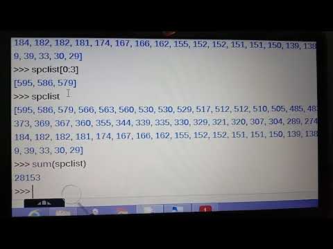 Lists in Python(3)
