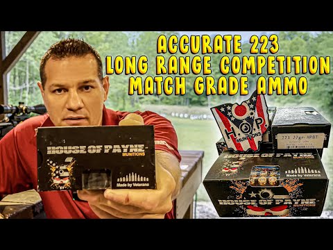 House of Payne Munitions (HOP) .223 Rem 77 Grain HPBT Match Ammo - Accuracy Test & Review! 🎯
