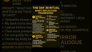 1 Soul Reset. Day 39 is not a workout... it’s a return to your truest self. 💛 #VfitZone #ResetRitual