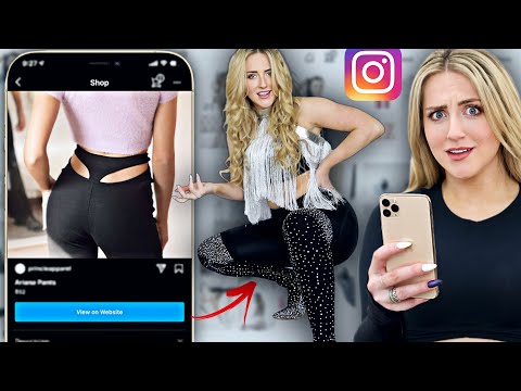 I Bought the WEIRDEST Clothes on INSTAGRAM!! *who wears these?*
