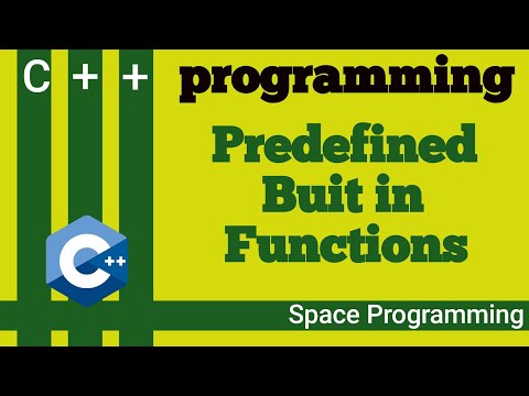 Built in | Predefined Functions in C++ | 2023