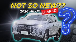 2026 Toyota Hilux LEAKED: New Look or Clever Disguise?