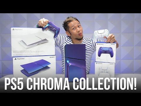 Unboxing The PS5 Chroma Collection - Dual Sense Controllers & Playstation 5 Console Covers!