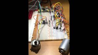 ULN2003 vs SunFounder motor breadboard setup.