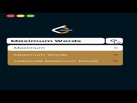 Leetcode Maximum Words in Sentence Solution in O(1) Space😍#leetcode