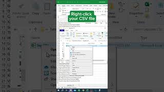 Separate CSV in Excel! #tutorial