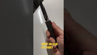 Krate Tactical, OTF knife. These have D2 steel & a lifetime warranty under $150. #otf #edc #knife