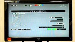 PTZ DVR setup