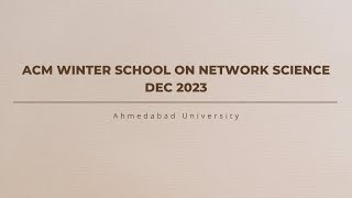 Statistical Mechanics of Complex Networks - Session 02