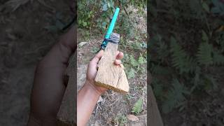 Homemade wooden gun 🔫🔫#shorts