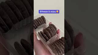 Mint Cookies Hack 🧊 #mintchocolate #cookielove #glutenfreecookies