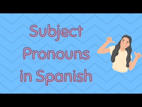 Subject Pronouns in Spanish / Day 5 of Spanish Basics Bootcamp with Mrs. Language