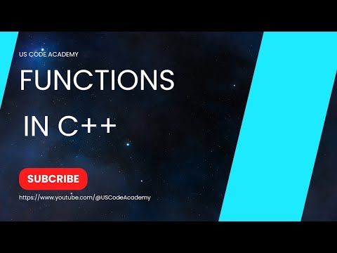 Functions in C++ with examples | Types of functions | Inline function | Build-in function