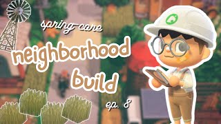 villager neighborhood transformation (ep. 8) // ACNH Spring-core// Animal Crossing New Horizons