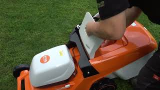 Stihl Akku-Rasenmäher RMA 448 PV ausführlich vorgestellt mit Test beim Mähen im hohen Gras!