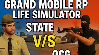 State V/S Ocg Big War 🔥🔥 || Grand Rp Life Simulator