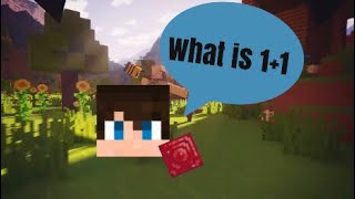 If you answer the math question, you get RUBY BLOCKS 💰(Minecraft.io)