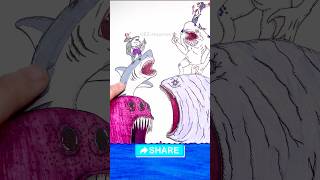 Surprise ??? 2 | Siren, Megalodon, Bloop, Kraken, Ningen #drawing #stopmotion  #bloopers #kraken