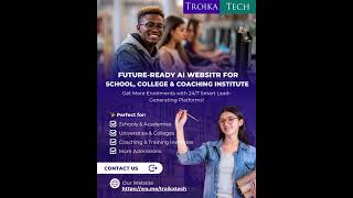 AI WordPress Websites for Educational Institutes - Troika Tech Services