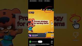 How to get gems in brawl stars 😍✅ #brawlstars #freegems