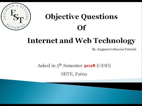 Internet and Web Technology 2018 | Engineers Success Tutorial | Diploma question solution