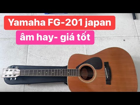 Đàn guitar Yamaha FG-201 japan âm hay. Giá: 2tr200k. guitar yamaha 0936057750