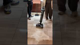 This Dreame H12 Pro FLex Reach vacuum can suck up yogurt, hair, and more #ces2025 #dreame