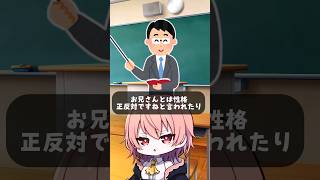 Q:兄妹で似ているところを教えてください #shorts #ゆっくり実況 #vtuber #ひなにい