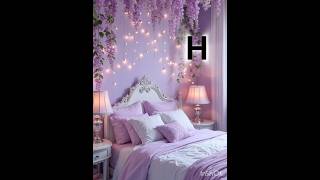choose your first letter name and see your dream bedroom 😍 | #dreamhome #bedroom #trending #shorts