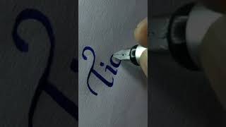 So Beautiful Handwriting ||  English Handwriting || Animal Name Tiger 🐅