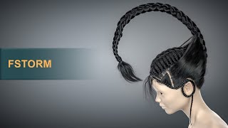 Fstorm. Hair render test on 2x2080ti in 3ds Max.