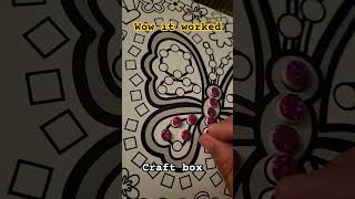 Decorating a craft box #Craft #Box #Craftbox #beautiful #Shorts
