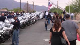 Funeral procession for Doña Ana County Deputy Antonio Aleman