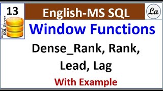 Sql window function | Window Function in Sql