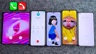 Nothing Phone + Samsung Z Fold 6 + Z Flip 6 + Z Flip 3 + Moto Razr 50 Ultra Incoming Calls