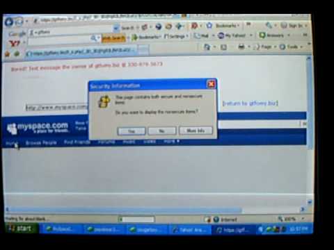 How to unblock access to Myspace at school/work