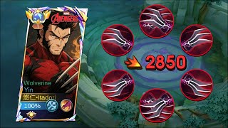YIN WOLVERINE BUILD!! THE MOST BRUTAL BUILD THAT CAN ONE SHOT EVERYTHING!!🔥 - Mobile Legends