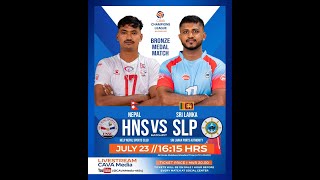 Bronze medal: Sri Lanka Ports Authority(SRI) - Help Nepal SportsClub(NEP). CAVA Champions League2025