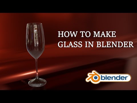 HOW TO MAKE GLASS IN BLENDER || 3D GLASS IN BLENDER